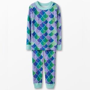Hanna Andersson Mermaid Scales Long Johns Pajamas